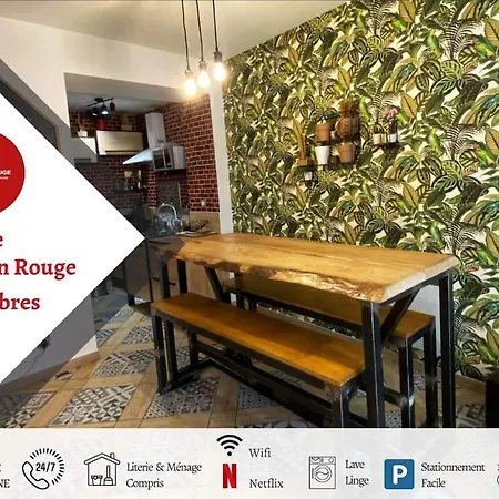 La Maison Rouge Hébergement de vacances *